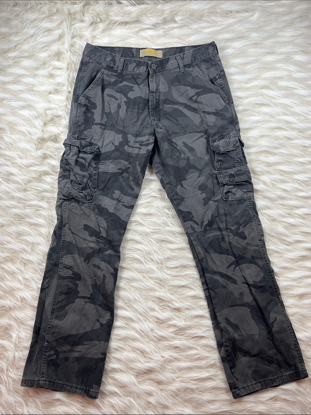 Wrangler Cargo Camo Cargo Pants 36x32 Regular Fit